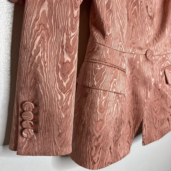 Veronica Beard Eris Women's Textured Blazer Suit Jacket Blush Pink Size 8 NEW - Picture 10 of 13